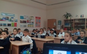 Народный поэт Башкортостана Кадим Аралбай выступил перед школьниками гимназии